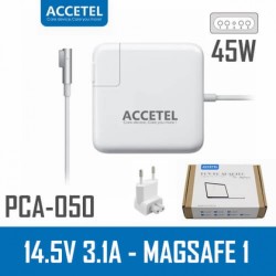 ACCETEL PCA-050 CARGADOR MACKBOOK 45W 14.5V 3.1A CONECTOR L